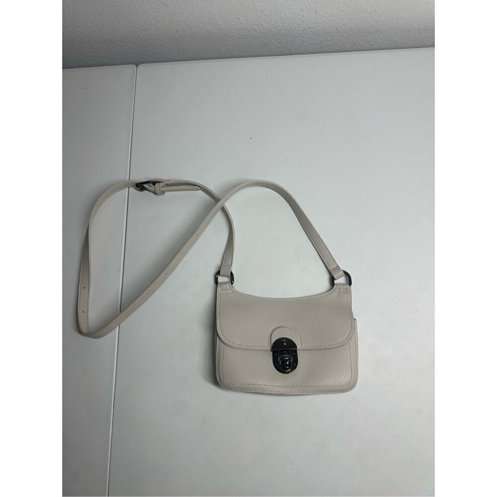 To Go Go Women’s Faux Leather Crossbody Bag Oatmeal